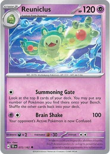 Reuniclus (072/162) [Scarlet &amp; Violet: Temporal Forces] 