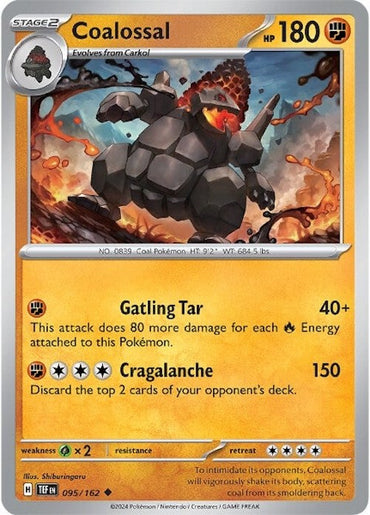 Coalossal (095/162) [Scarlet &amp; Violet: Temporal Forces] 