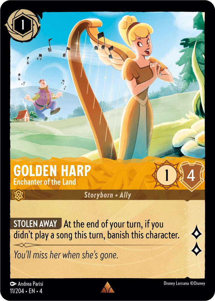 Golden Harp - Enchanter of the Land (11/204) [Ursula's Return] 