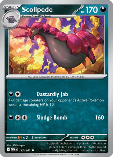 Scolipede (117/167) [Scarlet &amp; Violet: Twilight Masquerade] 