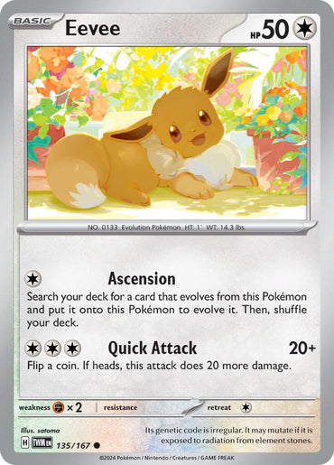 Eevee (135/167) [Scarlet &amp; Violet: Twilight Masquerade] 