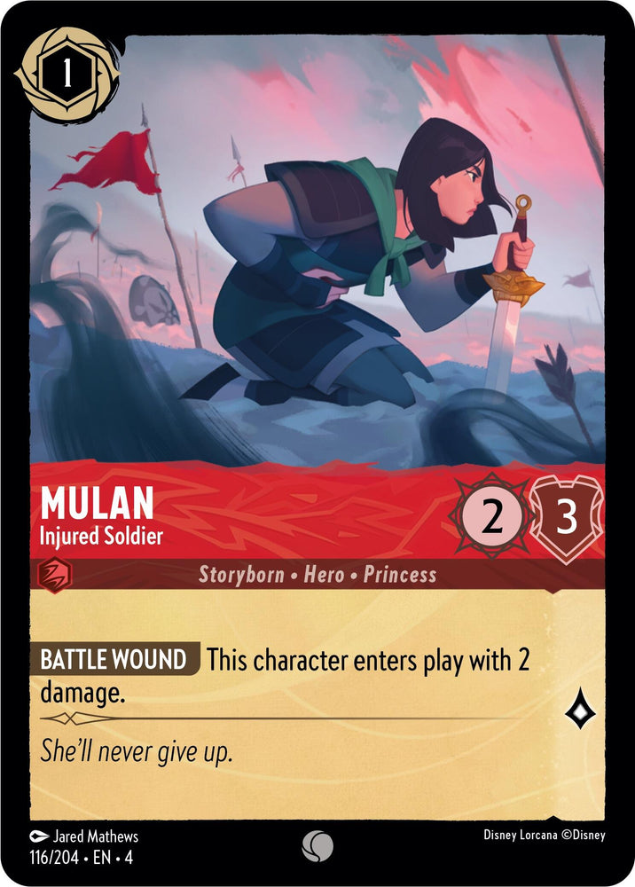 Mulan - Injured Soldier (116/204) [Ursula's Return] 