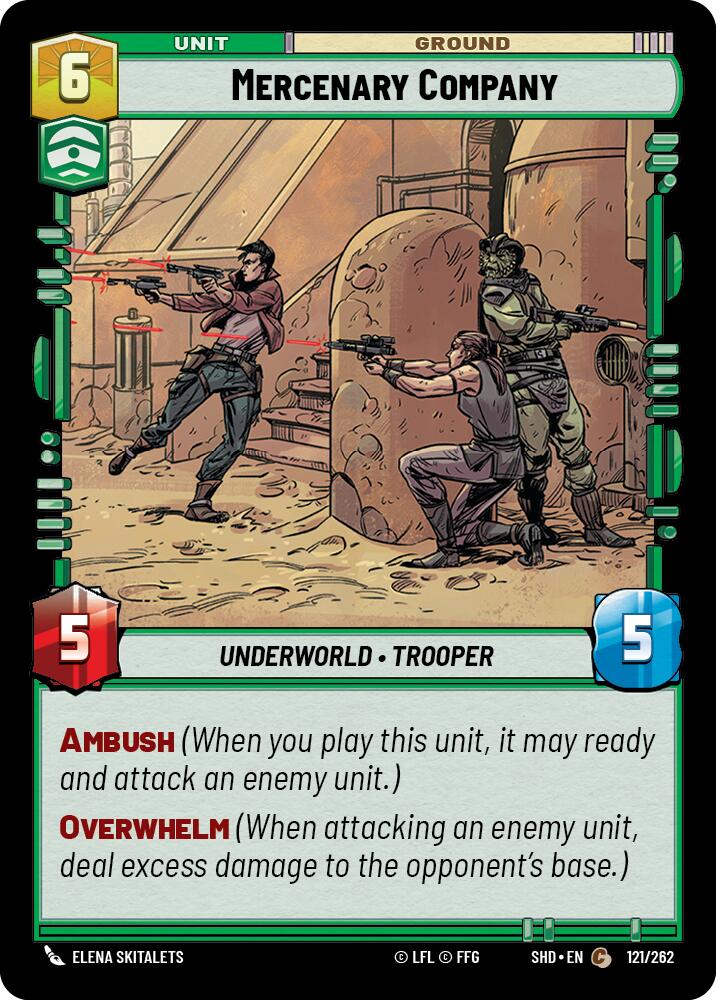Mercenary Company (121/262) [Shadows of the Galaxy] 