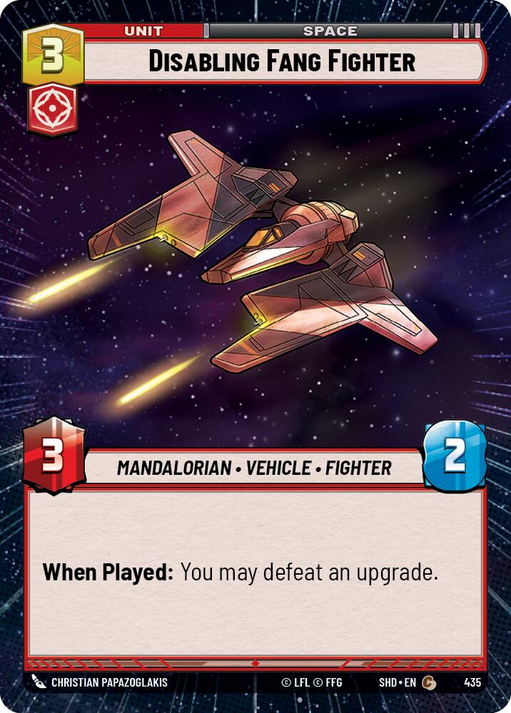 Disabling Fang Fighter (Hyperspace) (435) [Shadows of the Galaxy] 