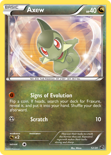Axew (12/20) [Black &amp; White: Dragon Vault] 