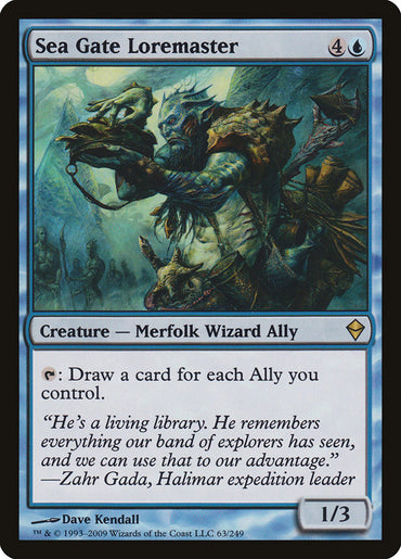 Sea Gate Loremaster [Zendikar] 