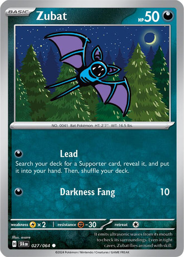 Zubat (027/064) [Scarlet &amp; Violet: Shrouded Fable] 