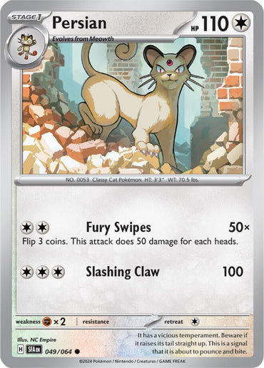 Persian (049/064) [Scarlet &amp; Violet: Shrouded Fable] 