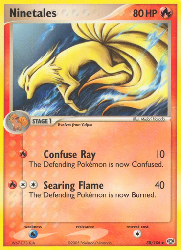 Ninetales (38/106) [EX: Emerald] 