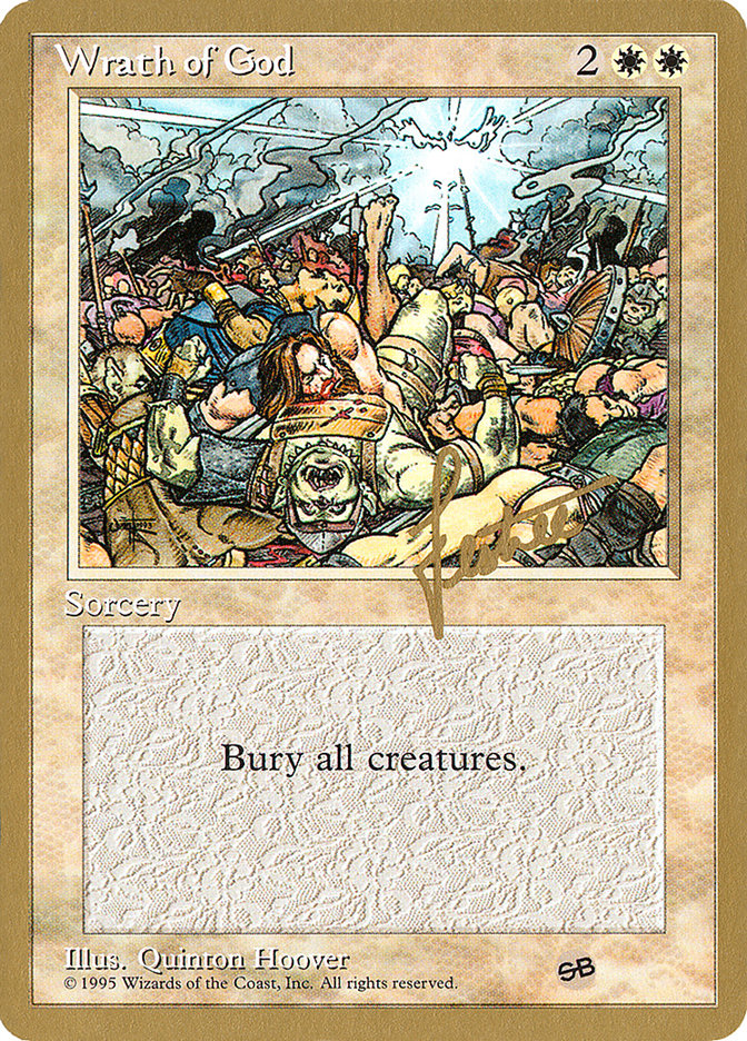 Wrath of God (Bertrand Lestree) (SB) [Pro Tour Collector Set] 