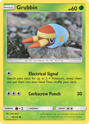 Grubbin (18/214) [Sun &amp; Moon: Unbroken Bonds] 
