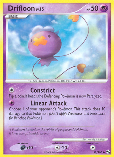 Drifloon (58/100) [Diamond &amp; Pearl: Stormfront] 