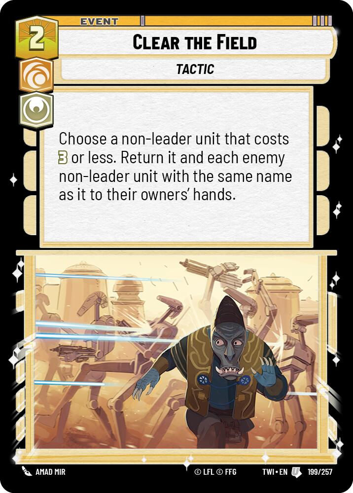 Clear the Field (199/257) (199/257) [Twilight of the Republic]