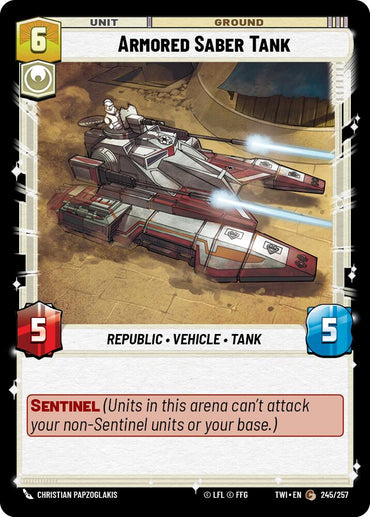 Armored Saber Tank (245/257) (245/257) [Twilight of the Republic]