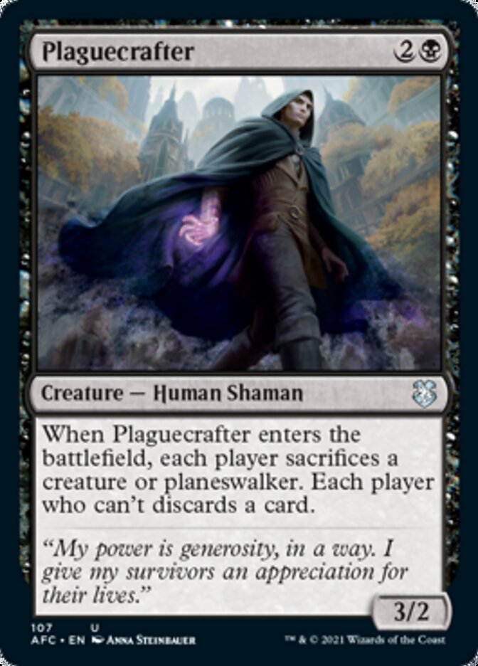 Plaguecrafter [Dungeons &amp; Dragons: Adventures in the Forgotten Realms Commander] 