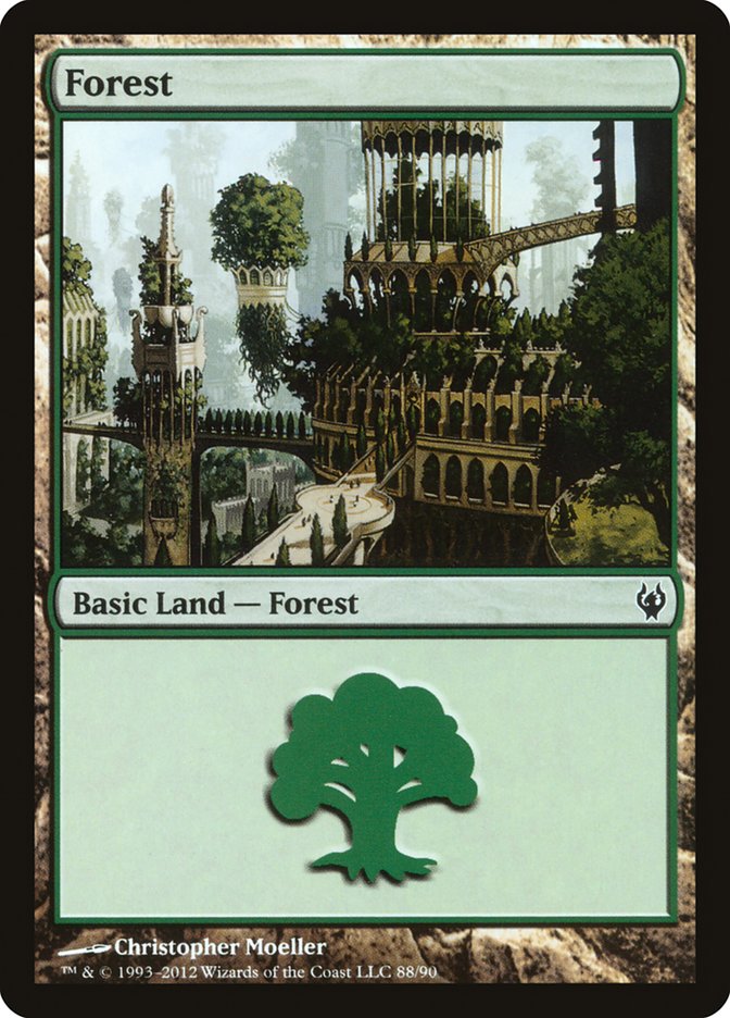 Forest (88) [Duel Decks: Izzet vs. Golgari] 