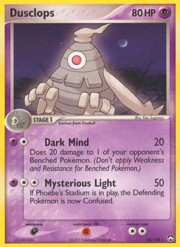 Dusclops (14/108) [EX: Power Keepers] 