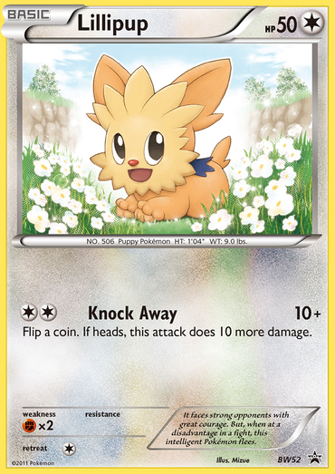 Lillipup (BW52) [Black &amp; White: Black Star Promos] 