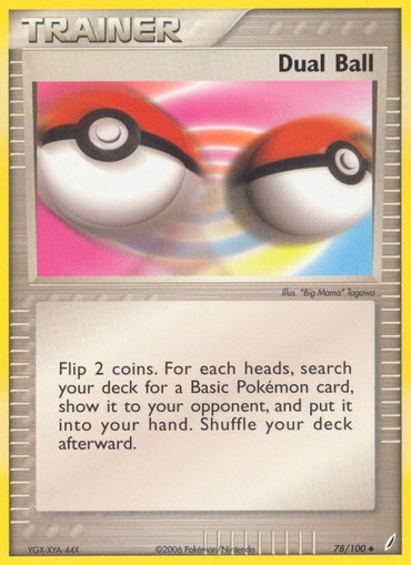 Dual Ball (78/100) [EX: Crystal Guardians] 