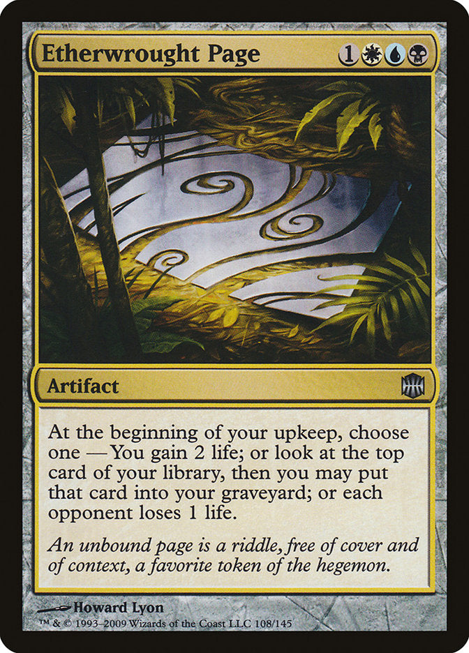 Etherwrought Page [Alara Reborn] 