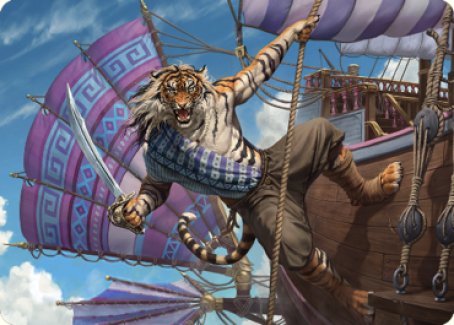 Jedit Ojanen, Mercenary Art Card [Dominaria United Art Series] 