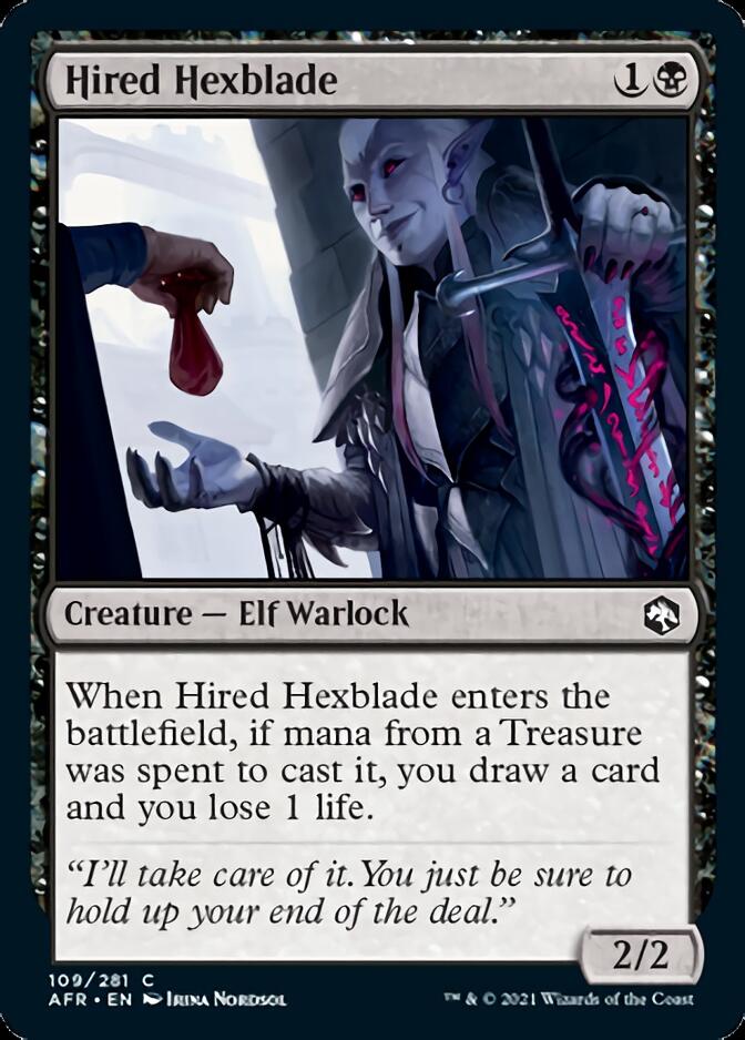 Hired Hexblade [Dungeons &amp; Dragons: Adventures in the Forgotten Realms] 