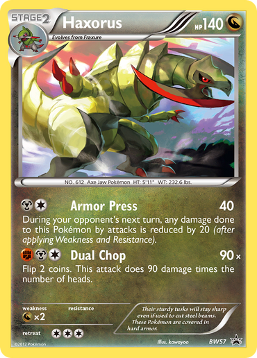 Haxorus (BW57) [Black &amp; White: Black Star Promos] 