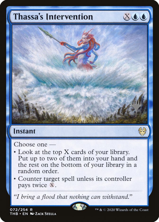 Thassa's Intervention (Promo Pack) [Theros Beyond Death Promos] 