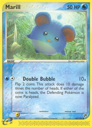Marill (68/100) [EX: Sandstorm] 