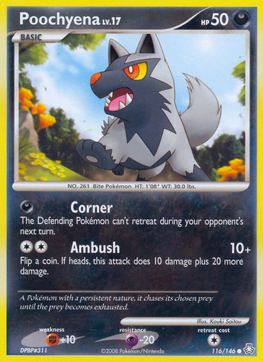 Poochyena (116/146) [Diamond &amp; Pearl: Legends Awakened] 