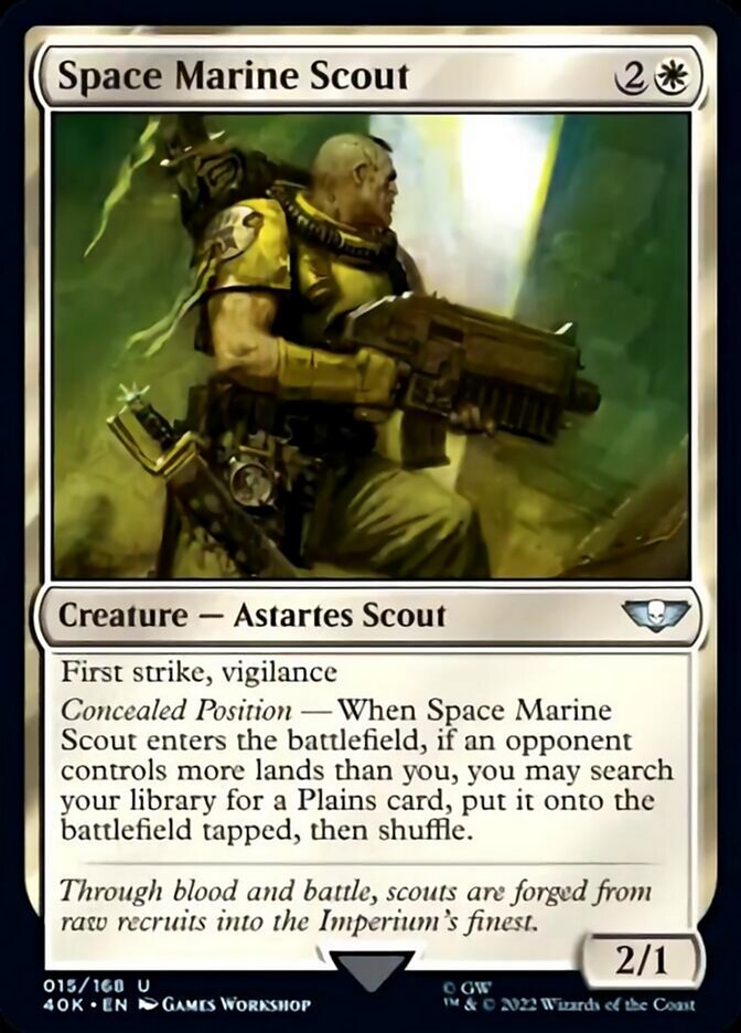 Space Marine Scout [Warhammer 40,000] 