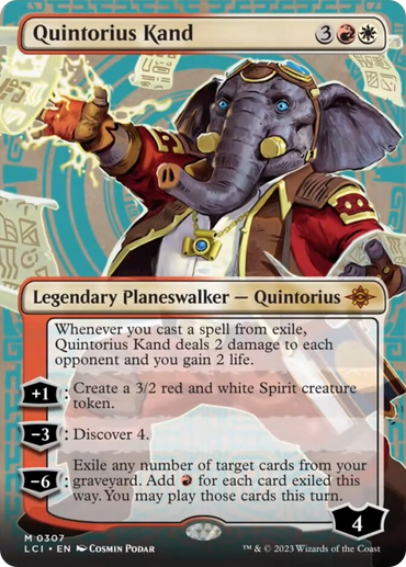 Quintorius Kand (0307) (Borderless) [The Lost Caverns of Ixalan] 
