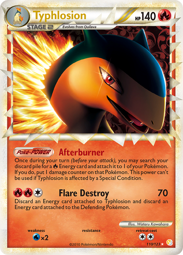 Typhlosion (110/123) [HeartGold &amp; SoulSilver: Base Set] 