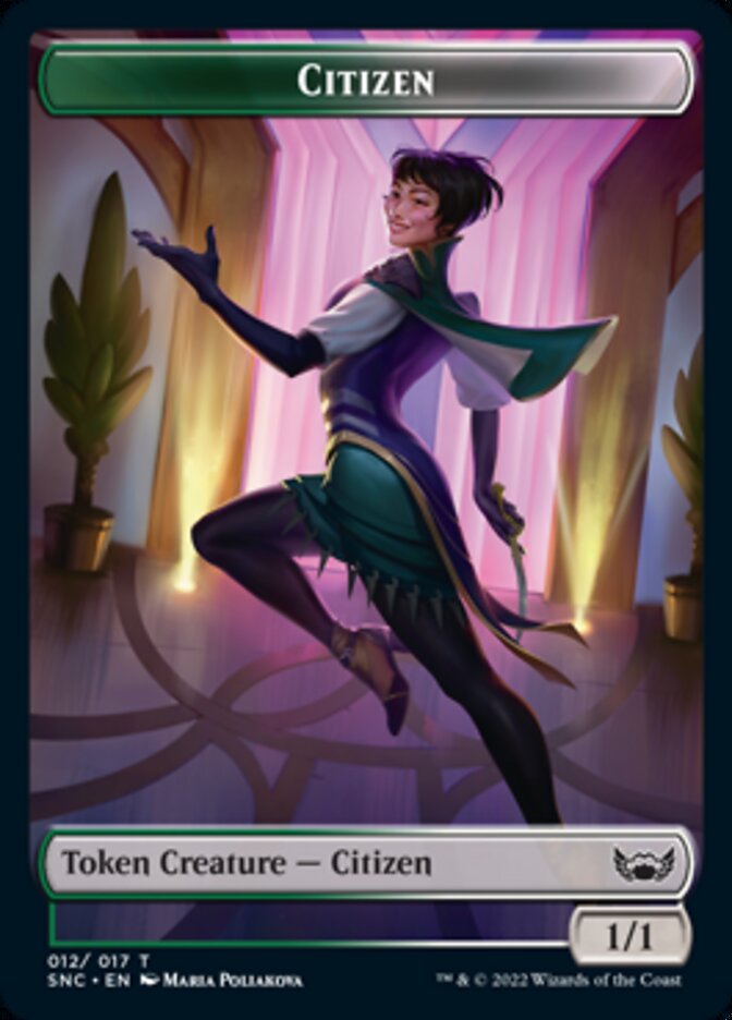 Treasure (013) // Citizen Double-Sided Token [Streets of New Capenna Tokens] 