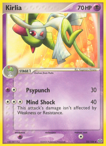 Kirlia (33/106) [EX: Emerald] 