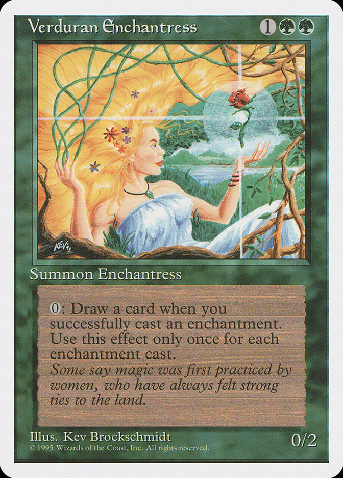 Verduran Enchantress [Fourth Edition] 