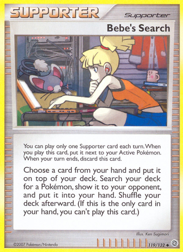 Bebe's Search (119/132) [Diamond &amp; Pearl: Secret Wonders] 