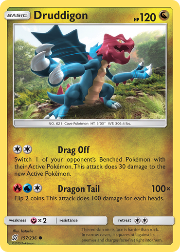 Druddigon (157/236) [Sun &amp; Moon: Unified Minds] 