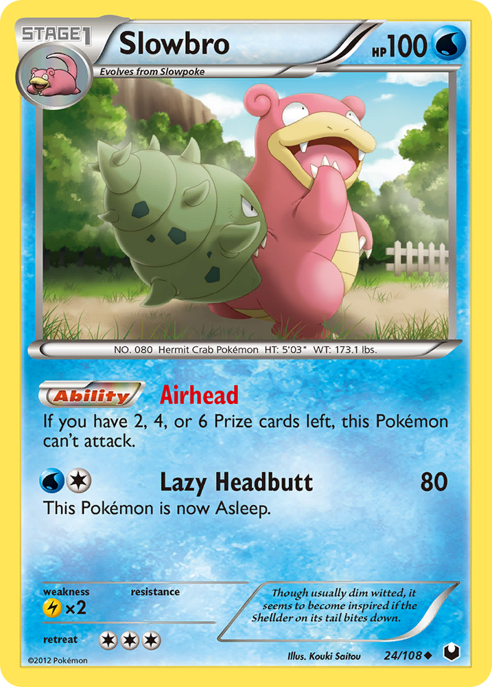 Slowbro (24/108) [Black &amp; White: Dark Explorers] 
