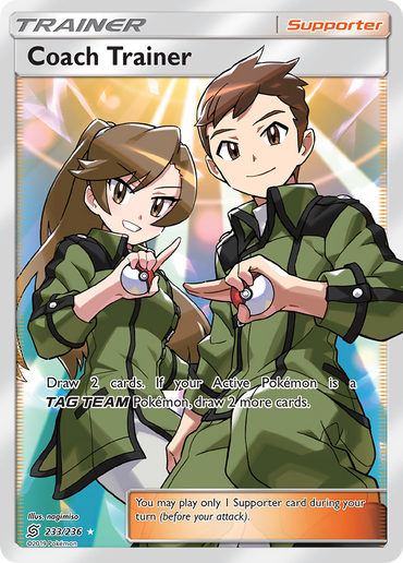 Coach Trainer (233/236) [Sun &amp; Moon: Unified Minds] 