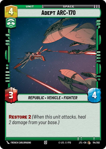 Adept ARC-170 (114/262) (114/262) [Jump to Lightspeed]