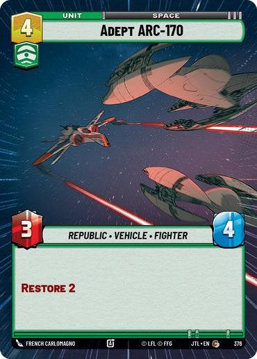 Adept ARC-170 (376) (Hyperspace) (376) [Jump to Lightspeed]