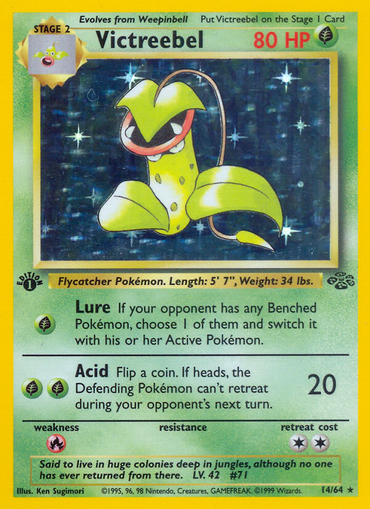 Victreebel (14/64) [Jungle 1st Edition] 