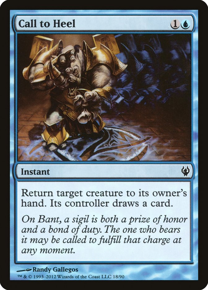 Call to Heel [Duel Decks: Izzet vs. Golgari] 
