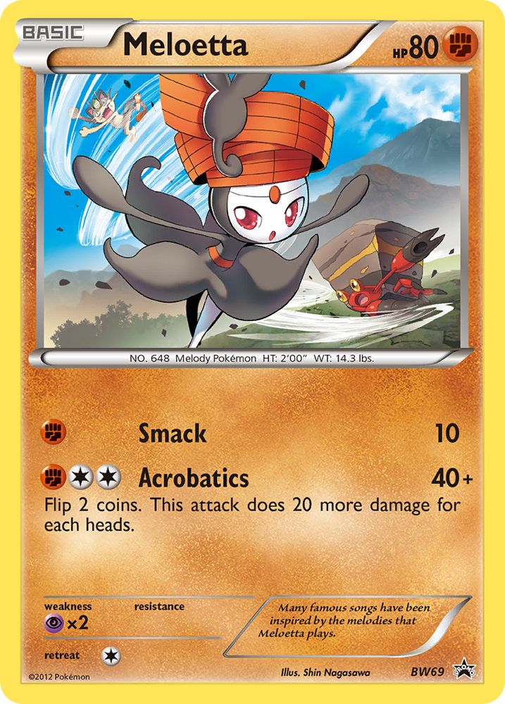 Meloetta (BW69) [Black &amp; White: Black Star Promos] 