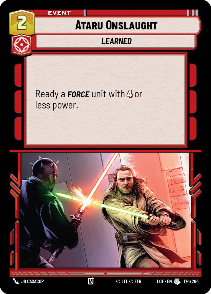 Ataru Onslaught (174/264) (174/264) [Legends of the Force]