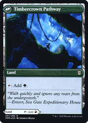 Cragcrown Pathway // Timbercrown Pathway [Zendikar Rising Prerelease Promos] 