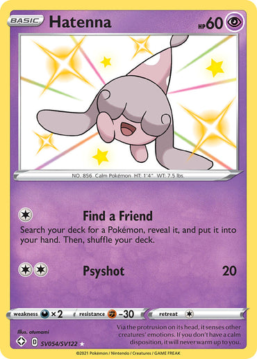 Hatenna (SV054/SV122) [Sword &amp; Shield: Shining Fates] 
