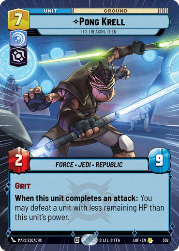 Pong Krell - It's Treason, Then (302) (Hyperspace) (302) [Legends of the Force]