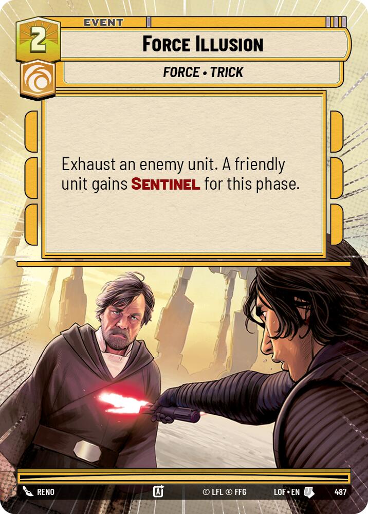 Force Illusion (487) (Hyperspace) (487) [Legends of the Force]